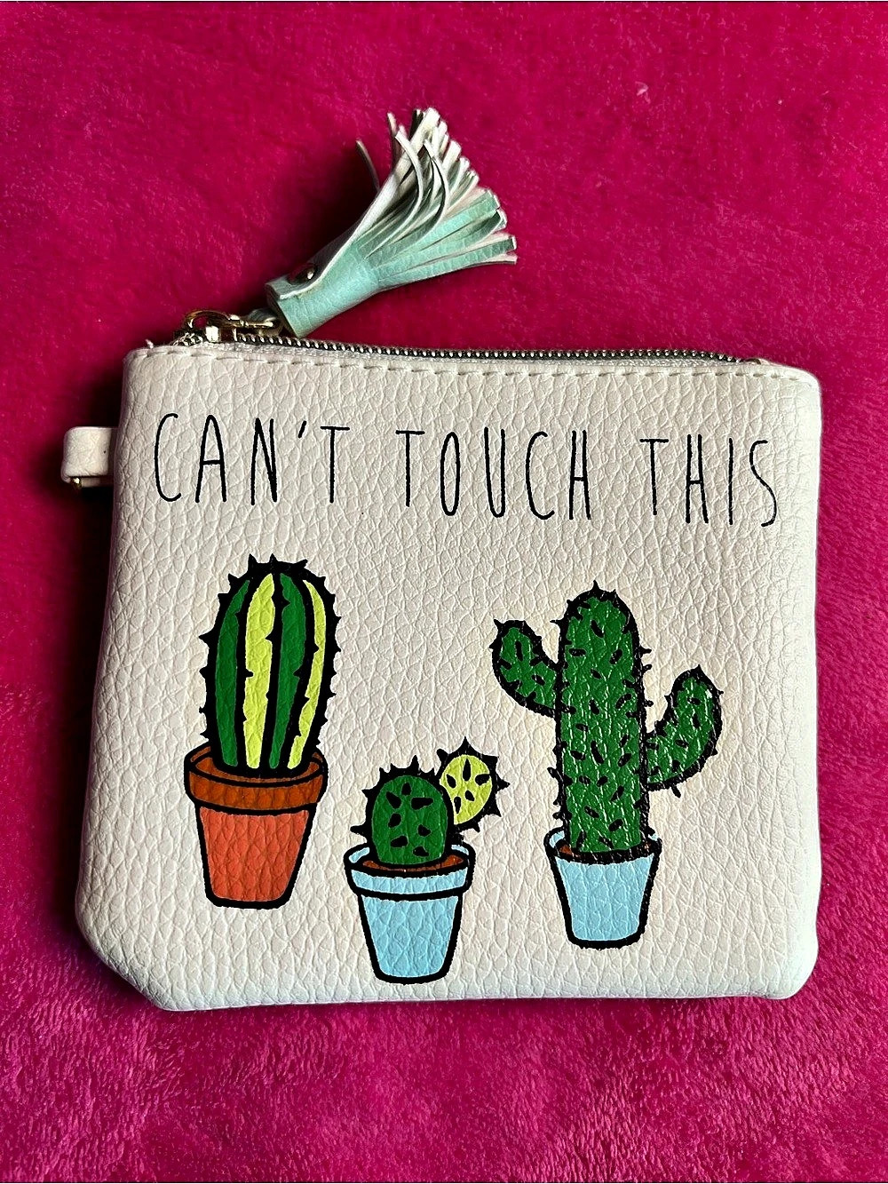 Cactus Cosmetic Pouch “Can’t Touch This”